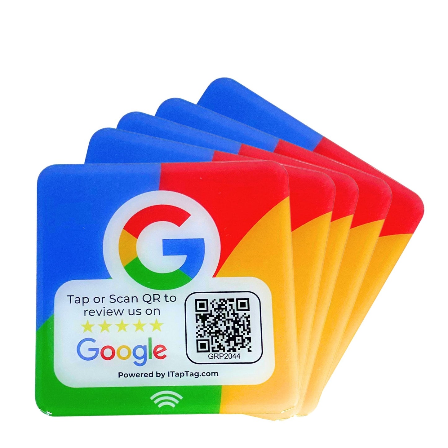 Google Review Sticker plate 5